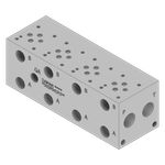 Aluminum Valve Manifold - AD03P042P/PC