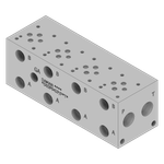 Aluminum Valve Manifold - AD03P042P/PCTA