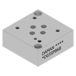 Aluminum Valve Subplate - AD03SPB6B