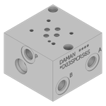 Aluminum Valve Subplate - AD03SPCRS6S