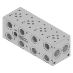 Aluminum Valve Manifold - AD03S042S/C