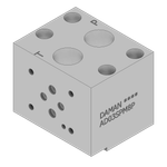 Aluminum Motor Mount Subplate - AD03SPM8P