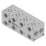 Aluminum Valve Manifold - AD03P042S/CPBTBR