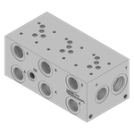 Aluminum Valve Manifold - AD05HP033S/CPBL