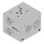Aluminum Valve Manifold - AD05HP013S/5