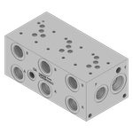 Aluminum Valve Manifold - AD05HP033S/3