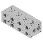 Aluminum Valve Manifold - AD05HP043S/3PA