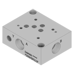 Aluminum Valve Subplate - AD05HSPS12P