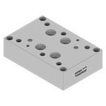 Aluminum Valve Subplate - AD08SPB20P