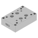 Aluminum Valve Subplate - AD08SPB20S