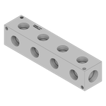Aluminum Header Block - AH0900420P