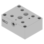Aluminum Valve Subplate - AI08SPS12S