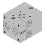 Aluminum FlexMount Manifold - LAD03P012S/S