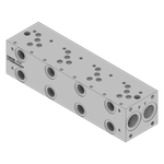 Aluminum FlexMount Manifold - LAD05P043S/PB
