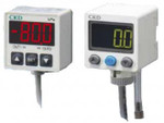 Electronic pressure switch with digital display