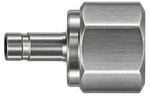 DHC stainless steel compression fitting — representative colored series image; dimensions vary by model.