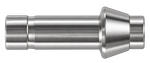 DPC stainless steel compression fitting — representative colored series image; dimensions vary by model.