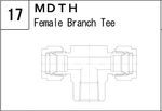 MDTH manufacturer series illustration; representative only. Size, dimensions and finish vary by model.