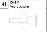 DHC manufacturer series illustration; representative only. Size, dimensions and finish vary by model.