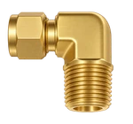 DLN brass compression fitting — representative colored series image; dimensions vary by model.