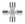 Female Cross 1/8" NPTF - 82620N-02