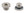 Male Plug M8x1 BSPP Int Hex w/NBR Oring - 3015-M8x1