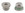 Male Plug M5 BSPP Int Hex w/FKM Oring - 3015V-M5