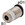 6MM X M5×0.8 Tube Fitting, Mini Type - POC6-M5M
