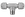 DTN stainless steel compression fitting — representative colored series image; dimensions vary by model.