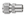 DCW stainless steel compression fitting — representative colored series image; dimensions vary by model.