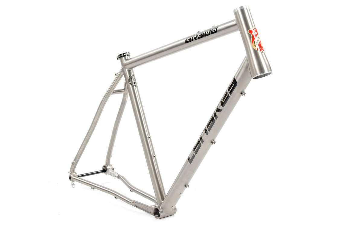 GR300 Titanium Bicycle Frame | External Cable Routing