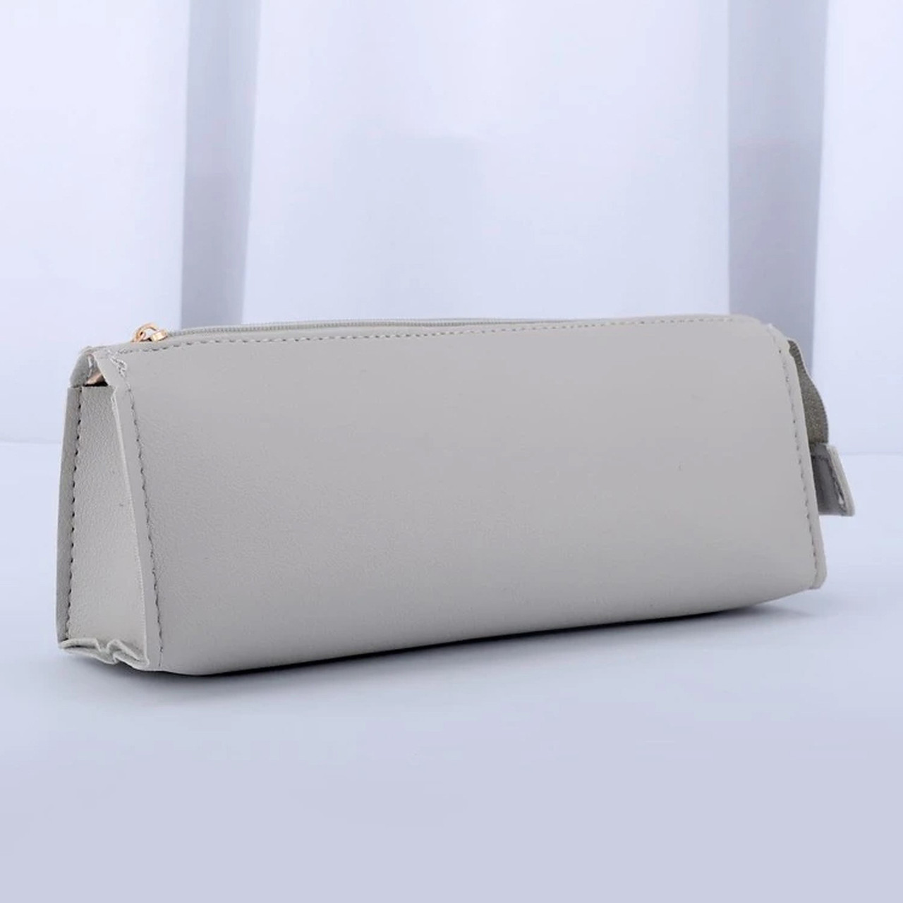 Ivory Vegan Leather Pencil Pouch – Três Paper + Co