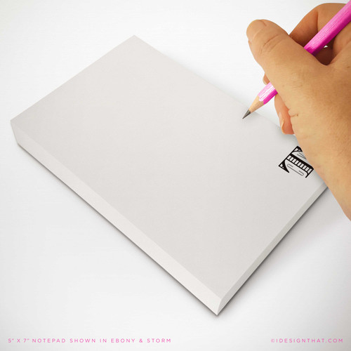 Chevalier personalized rectangular notepad showing a distinctive lettered monogram.