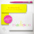 Custom return address printed on kids’ stationery envelope flap, matching rainbow folded notecard set