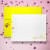 Rainbow personalized kids note card with yellow envelope – fun birthday thank‑you stationery