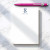 Monogrammed notepad featuring family initial — personalized anniversary or thank-you gift. Monogrammed notepad featuring family initial — personalized anniversary or thank-you gift.