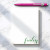 Personalized HOLLA SWASH notepad for graduation or a new desk
