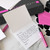 HOLLA SWASH personalized stationery shown in use for handwritten notes