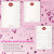 Romantic Kiss notepads size guide showing three personalized pad sizes for notes, lists, and gifting.