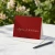Simple Calligraphy correspondence cards with a name on the front and a completely blank interior.