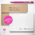 A2 envelope with printed return address in aubergine ink – upgrade your custom notecards with professional, ready-to-mail stationery