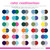 Color combination chart.