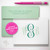 Traditional Script folded notecards with coordinating A2 envelopes and optional return address printing.