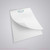 Personalized memo pad with traditional script monogram in lavender and emerald inks, printed on luxury writing paper.