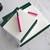 Custom green header notepads with masculine design, perfect for Father’s Day or professional gifts