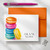 Macaron folded note cards with custom name, colorful macarons, and gift-ready stationery style
