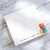 Personalized Macaron square notepad for desk notes, quick lists, and everyday reminders