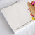 Macaron square notepad shown as a little desk luxury with name personalization