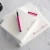 Simple Calligraphy personalized square notepad with the name printed at the bottom
