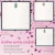 Square notepad size comparison chart showing 5 x 5, 5.5 x 5.5, and 8 x 8 sizes